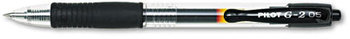 Pilot® G2 Premium Retractable Gel Ink Pen,  Refillable, Black Ink, .5mm, Dozen