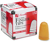 A Picture of product SWI-54035 Swingline® Rubber Finger Tips,  11 1/2 (Medium), Amber, Dozen