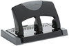 A Picture of product SWI-74136 Swingline® SmartTouch™ Three-Hole Punch,  9/32" Holes, Black/Gray