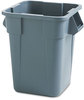 A Picture of product RCP-353600GY Rubbermaid® Commercial Square Brute® Container,  Square, Polyethylene, 40gal, Gray