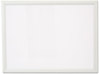 A Picture of product UNV-44618 Universal® Deluxe Melamine Dry Erase Board 24 x 18, White Surface, Silver Aluminum Frame