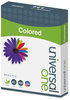 A Picture of product UNV-11201 Universal® Deluxe Colored Paper 20 lb Bond Weight, 8.5 x 11, Canary, 500/Ream