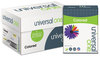 A Picture of product UNV-11201 Universal® Deluxe Colored Paper 20 lb Bond Weight, 8.5 x 11, Canary, 500/Ream