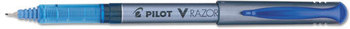 Pilot® V Razor Point® Liquid Ink Marker Pen,  Blue Ink, .5mm, Dozen