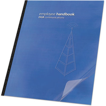 Swingline™ GBC® Clear View™ Presentation Covers for Binding Systems,  11-1/4 x 8-3/4, Clear, 100/Box