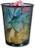 A Picture of product UNV-20008 Universal® Deluxe Mesh Wastebasket 18 qt, Steel Black