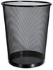 A Picture of product UNV-20008 Universal® Deluxe Mesh Wastebasket 18 qt, Steel Black
