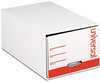 A Picture of product UNV-85120 Universal® Economy Storage Drawer Files Letter White, 6/Carton