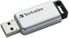 A Picture of product VER-98666 Verbatim® Store 'n' Go® Secure Pro USB Flash Drive,  64GB, Silver