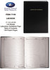 A Picture of product ROA-77160 Roaring Spring® Lab Research Notebook,  Quadrille, 8-3/4w x 11-1/4h, 72 White Pages, Black Cover