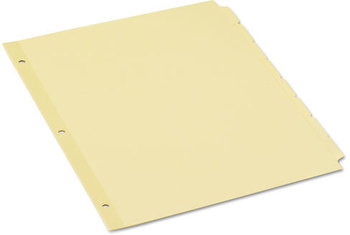 Universal® Self-Tab Index Dividers 8-Tab, 11 x 8.5, Buff, 24 Sets