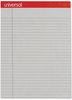 A Picture of product UNV-35852 Universal® Colored Perforated Ruled Writing Pads Narrow Rule, 50 Ivory 5 x 8 Sheets, Dozen