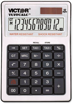 Victor® TUFFCALC™ Desktop Calculator,  12-Digit LCD