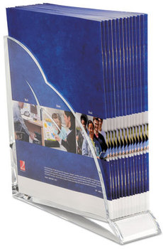 Swingline® Stratus™ Acrylic Magazine Rack,  3 1/2 x 10 1/4 x 10 1/2, Clear