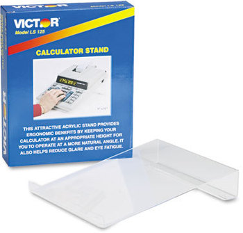 Victor® Calculator Stand,  9 x 11 x 2, Clear