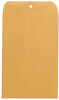 A Picture of product UNV-35261 Universal® Kraft Clasp Envelope #63, Square Flap, Clasp/Gummed Closure, 6.5 x 9.5, Brown 100/Box