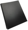 A Picture of product SWI-25818 Swingline™ GBC® 100% Recycled Poly Binding Cover,  11 x 8-1/2, Black, 25/Pack