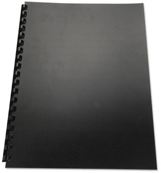 Swingline™ GBC® 100% Recycled Poly Binding Cover,  11 x 8-1/2, Black, 25/Pack