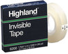 A Picture of product MMM-6200121296 Highland™ Invisible Permanent Mending Tape 1" Core, 0.5" x 36 yds, Clear