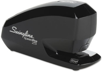 Swingline® Speed Pro® 25 & 45 Electric Staplers,  Full Strip, 25-Sheet Capacity, Black