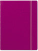 A Picture of product RED-B115011U Filofax® Notebook,  College Rule, Pink Cover, 8 1/4 x 5 13/16, 112 Sheets/Pad