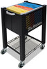 A Picture of product VRT-VF53000 Vertiflex™ InstaCart® File Cart,  15w x 28-1/2d x 27-3/4h, Black