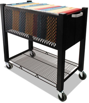 Vertiflex™ InstaCart® File Cart,  15w x 28-1/2d x 27-3/4h, Black