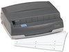 A Picture of product SWI-9800350 Swingline® 50-Sheet Electric Three-Hole Punch,  9/32" Holes, Gray