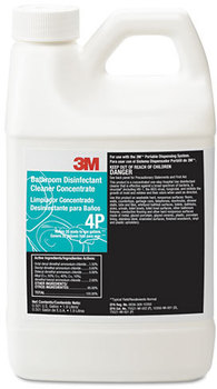 3M Bathroom Disinfectant Cleaner Concentrate 4P,  1900mL Bottle, 6/Carton