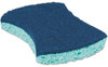 A Picture of product MMM-3000CC Scotch-Brite™ PROFESSIONAL Power Sponge 3000 2.8 x 4.5, 0.6" Thick, Blue/Teal, 5/Pack