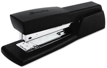 Swingline® Light-Duty Full Strip Desk Stapler,  20-Sheet Capacity, Black