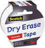 A Picture of product MMM-1905RDEWHT Scotch® Dry Erase Tape 3" Core, 1.88" x 5 yds, White