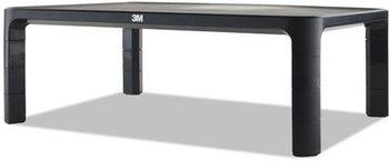 3M Adjustable Monitor Stand,  16 x 12 x 1 3/4 to 5 1/2, Black