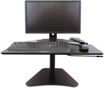 Victor® DC200 High Rise™ Collection Adjustable Stand-Up Desk Converter,  28 x 23 x 16 3/4, Black