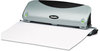 A Picture of product SWI-74063 Swingline® EasyView™ Three-Hole Punch,  9/32" Holes, Black/Silver
