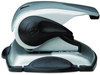 A Picture of product SWI-74063 Swingline® EasyView™ Three-Hole Punch,  9/32" Holes, Black/Silver