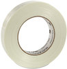 A Picture of product UNV-31624 Universal® 350# Premium Filament Tape 3" Core, 24 mm x 54.8 m, Clear