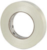 A Picture of product UNV-31624 Universal® 350# Premium Filament Tape 3" Core, 24 mm x 54.8 m, Clear