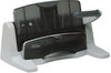 A Picture of product SWI-74357 Swingline® LightTouch® Heavy-Duty Paper Punch,  9/32" Holes, Black/Gray