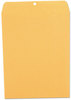A Picture of product UNV-35267 Universal® Kraft Clasp Envelope 28 lb Bond Weight #97, Square Flap, Clasp/Gummed Closure, 10 x 13, Brown 100/Box
