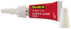 A Picture of product MMM-AD119 Scotch® Single Use Super Glue,  1/2 Gram Tube, No-Run Gel, 4/Pack