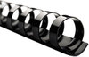 A Picture of product SWI-4000104 Swingline™ GBC® CombBind® Standard Spines,  3/4" Diameter, 160 Sheet Capacity, Black, 100/Box
