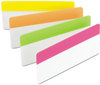 A Picture of product MMM-686PLOY3IN Post-It® Tabs Solid Color 1/3-Cut, Assorted Bright Colors, 3" Wide, 24/Pack