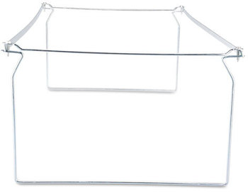 Universal® Screw-Together Hanging Folder Frame Legal Size, 23" to 26.77" Long, Silver, 6/Box
