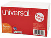 A Picture of product UNV-47205 Universal® Recycled Index Strong 2 Pt. Stock Cards Unruled 3 x 5, White, 500/Pack