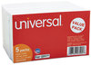 A Picture of product UNV-47205 Universal® Recycled Index Strong 2 Pt. Stock Cards Unruled 3 x 5, White, 500/Pack