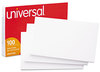 A Picture of product UNV-47205 Universal® Recycled Index Strong 2 Pt. Stock Cards Unruled 3 x 5, White, 500/Pack