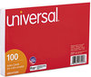 A Picture of product UNV-47205 Universal® Recycled Index Strong 2 Pt. Stock Cards Unruled 3 x 5, White, 500/Pack