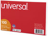 A Picture of product UNV-47205 Universal® Recycled Index Strong 2 Pt. Stock Cards Unruled 3 x 5, White, 500/Pack