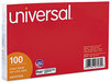 A Picture of product UNV-47205 Universal® Recycled Index Strong 2 Pt. Stock Cards Unruled 3 x 5, White, 500/Pack